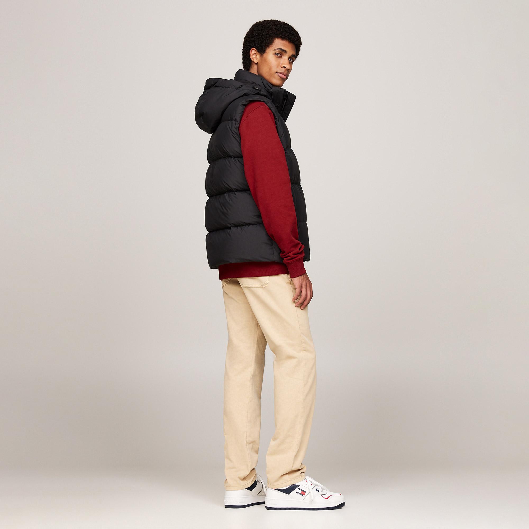 Tommy Jeans Erkek Siyah Puffer Yelek