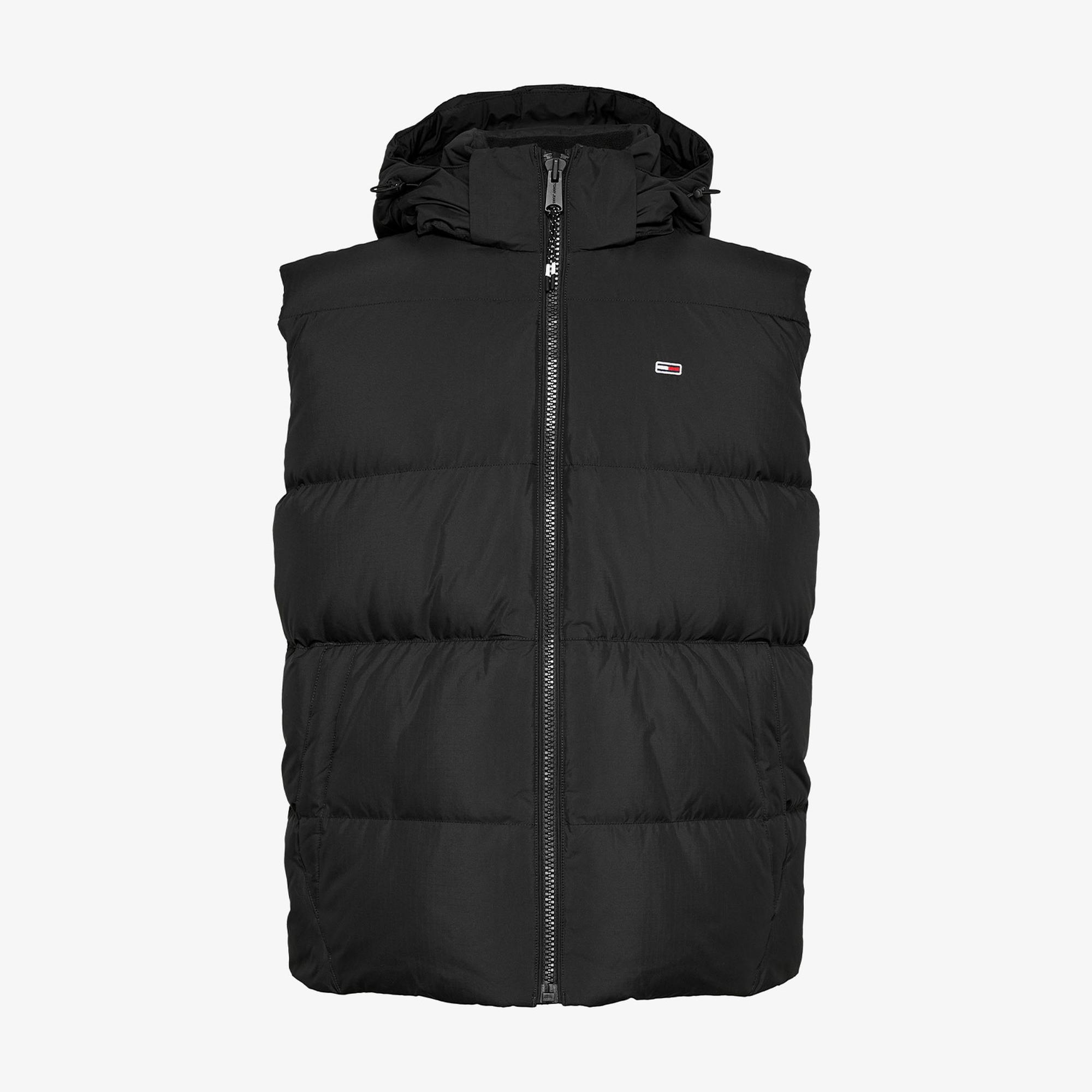 Tommy Jeans Erkek Siyah Puffer Yelek