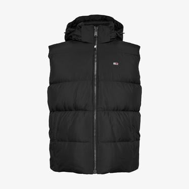  Tommy Jeans Erkek Siyah Puffer Yelek