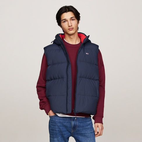  Tommy Jeans Erkek Lacivert Puffer Yelek