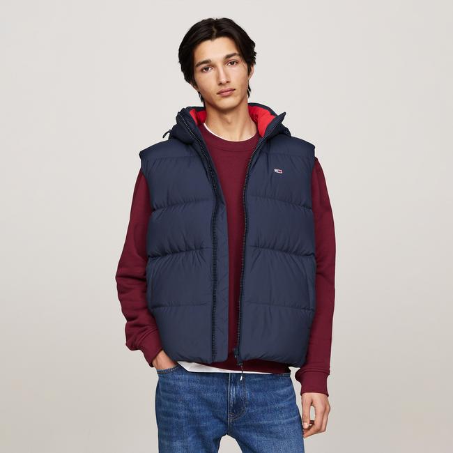  Tommy Jeans Erkek Lacivert Puffer Yelek