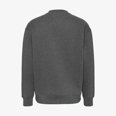  Tommy Jeans Erkek Gri Sweatshirt