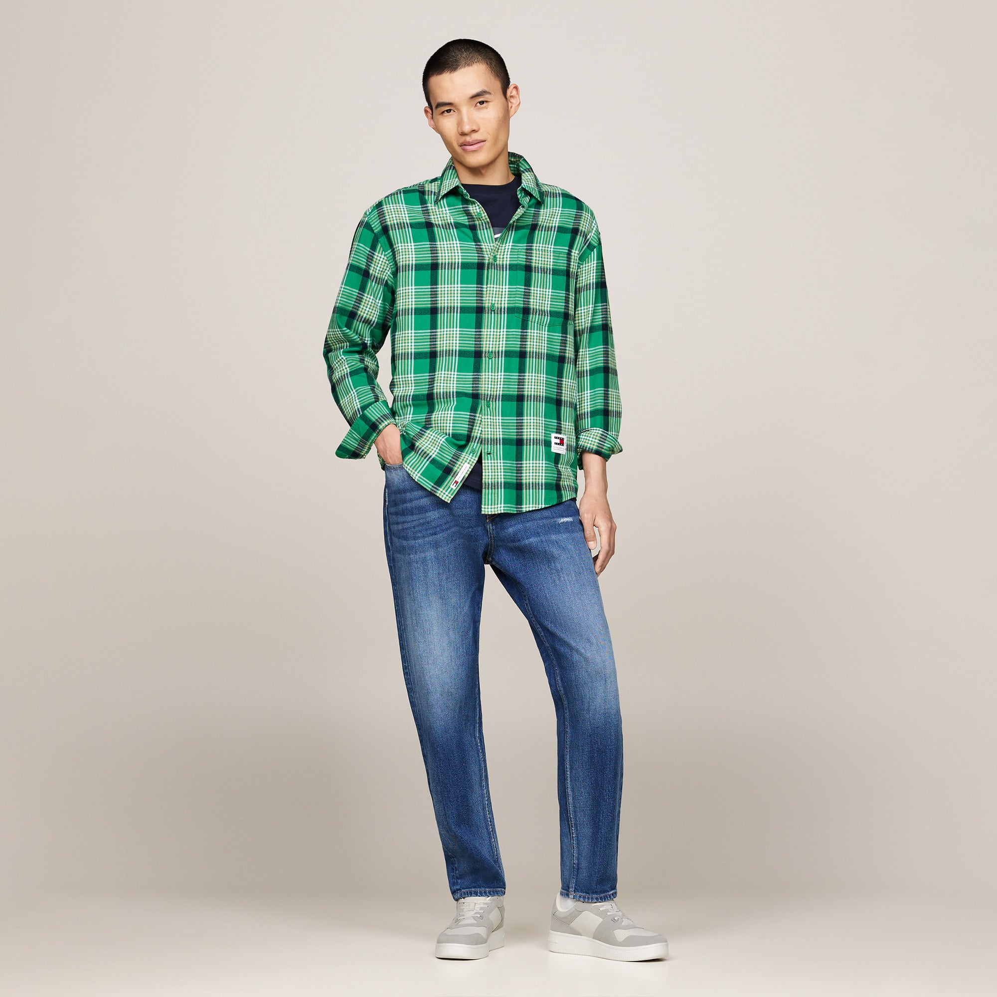 Tommy Hilfiger Tommy Hilfiger Tommy Jeans Erkek Gri Sneaker | FashFed Gri - 12. görsel