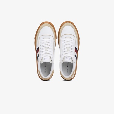  Tommy Hilfiger Erkek Beyaz Sneaker