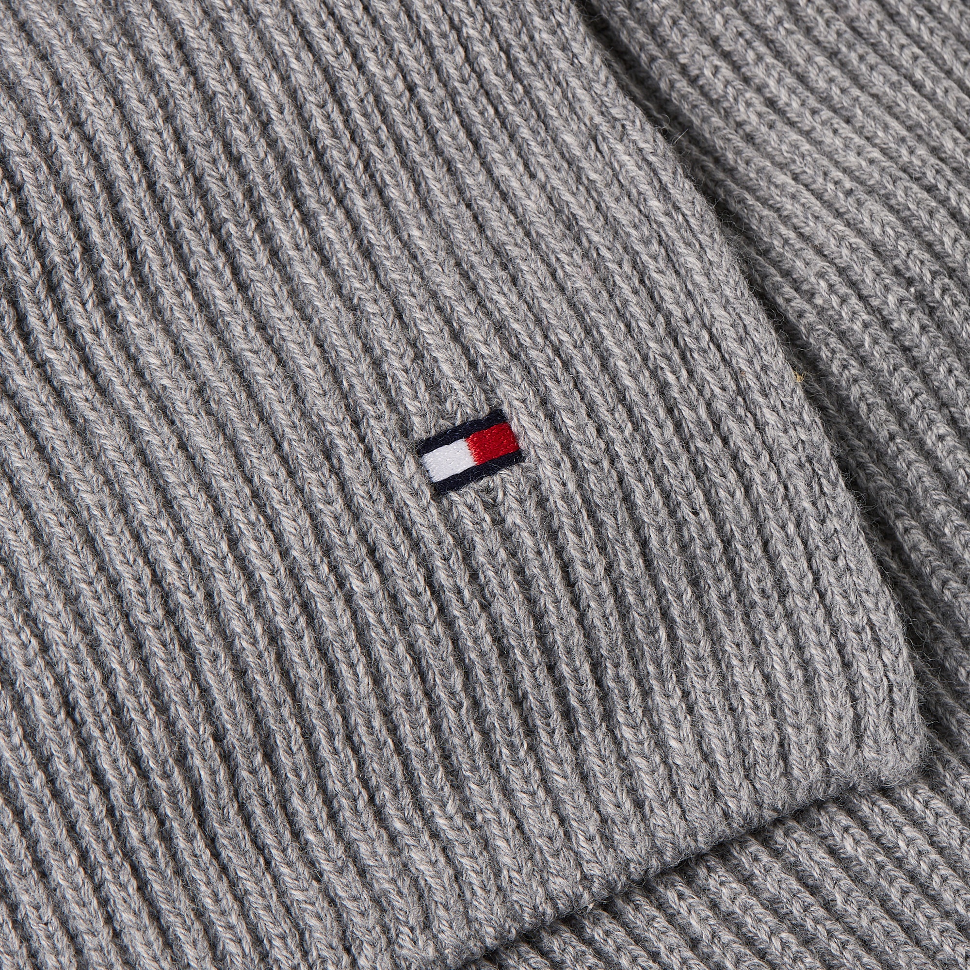 Tommy Hilfiger Erkek Gri Atkı