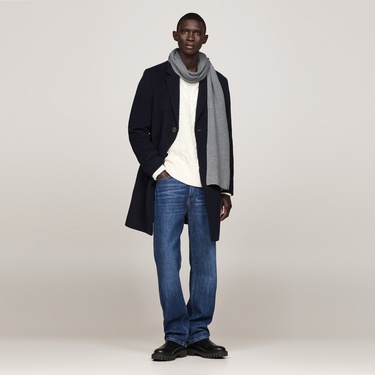  Tommy Hilfiger Erkek Gri Atkı