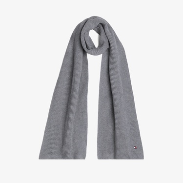  Tommy Hilfiger Erkek Gri Atkı