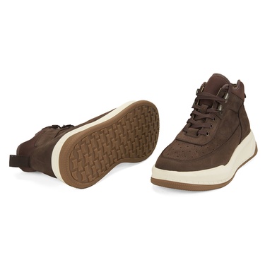  Emilya Koyu Kahve Erkek Deri Bot