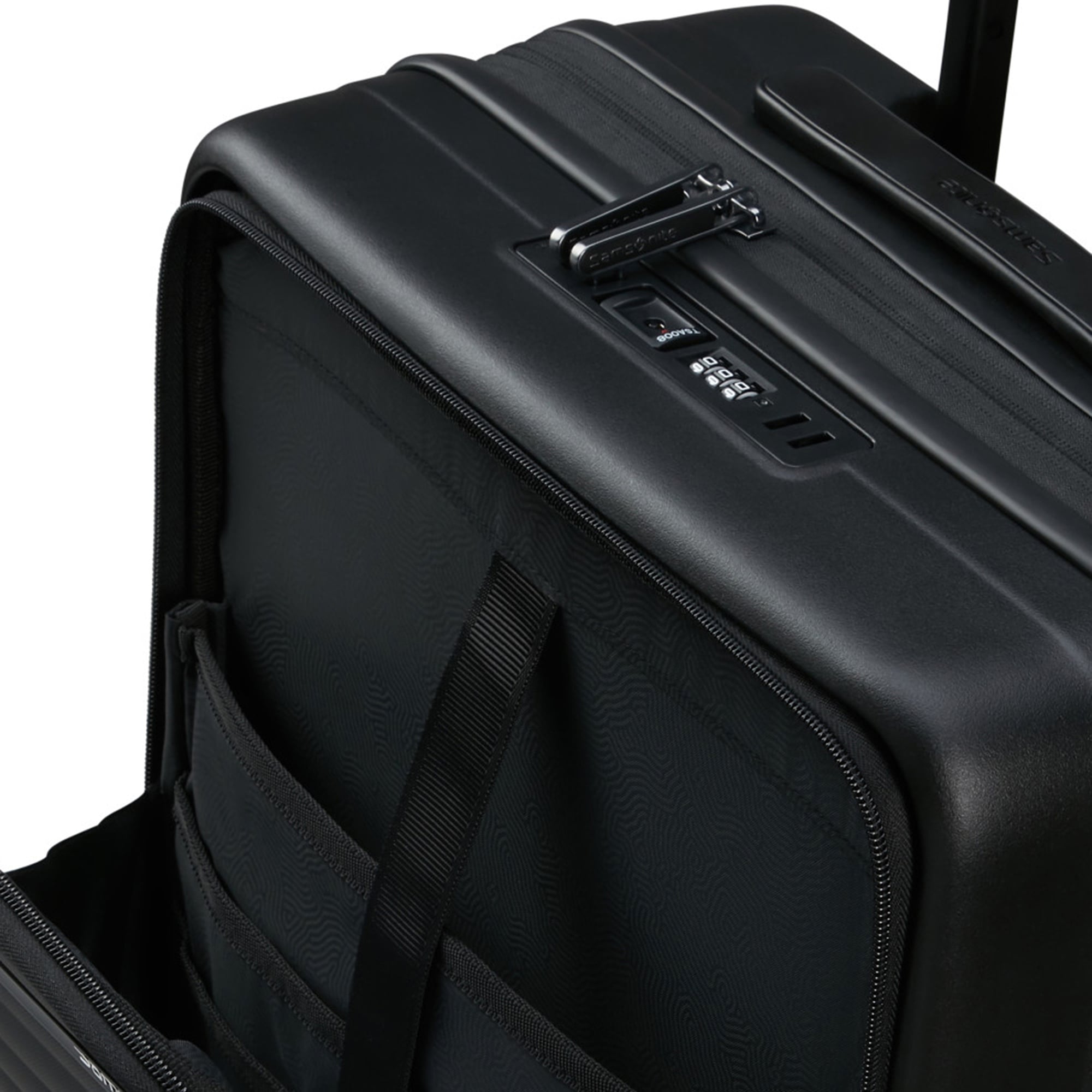 Samsonite Siyah Restackd 55/20 Kabin Boy Valiz