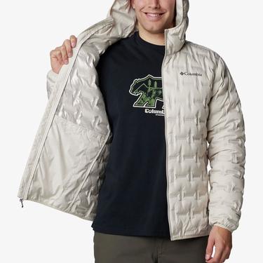 Columbia Delta Ridge II Down Hooded Erkek Krem Mont