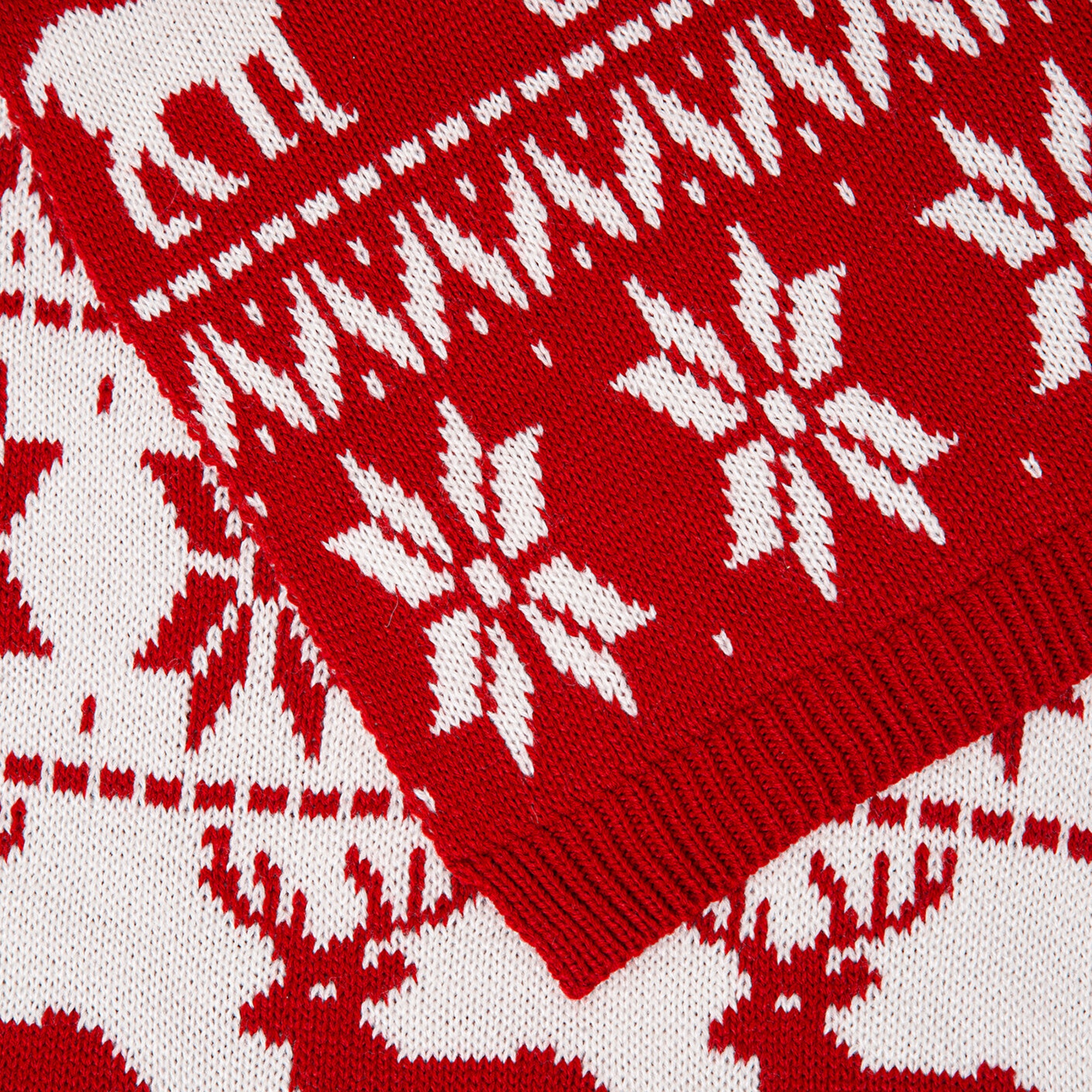 Mavi Yılbaşı Temalı Kırmızı Atkı 1913221-82054