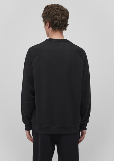  Mavi Bisiklet Yaka Siyah Basic Sweatshirt 0S10295-900