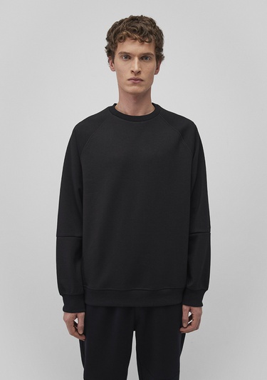  Mavi Bisiklet Yaka Siyah Basic Sweatshirt 0S10295-900