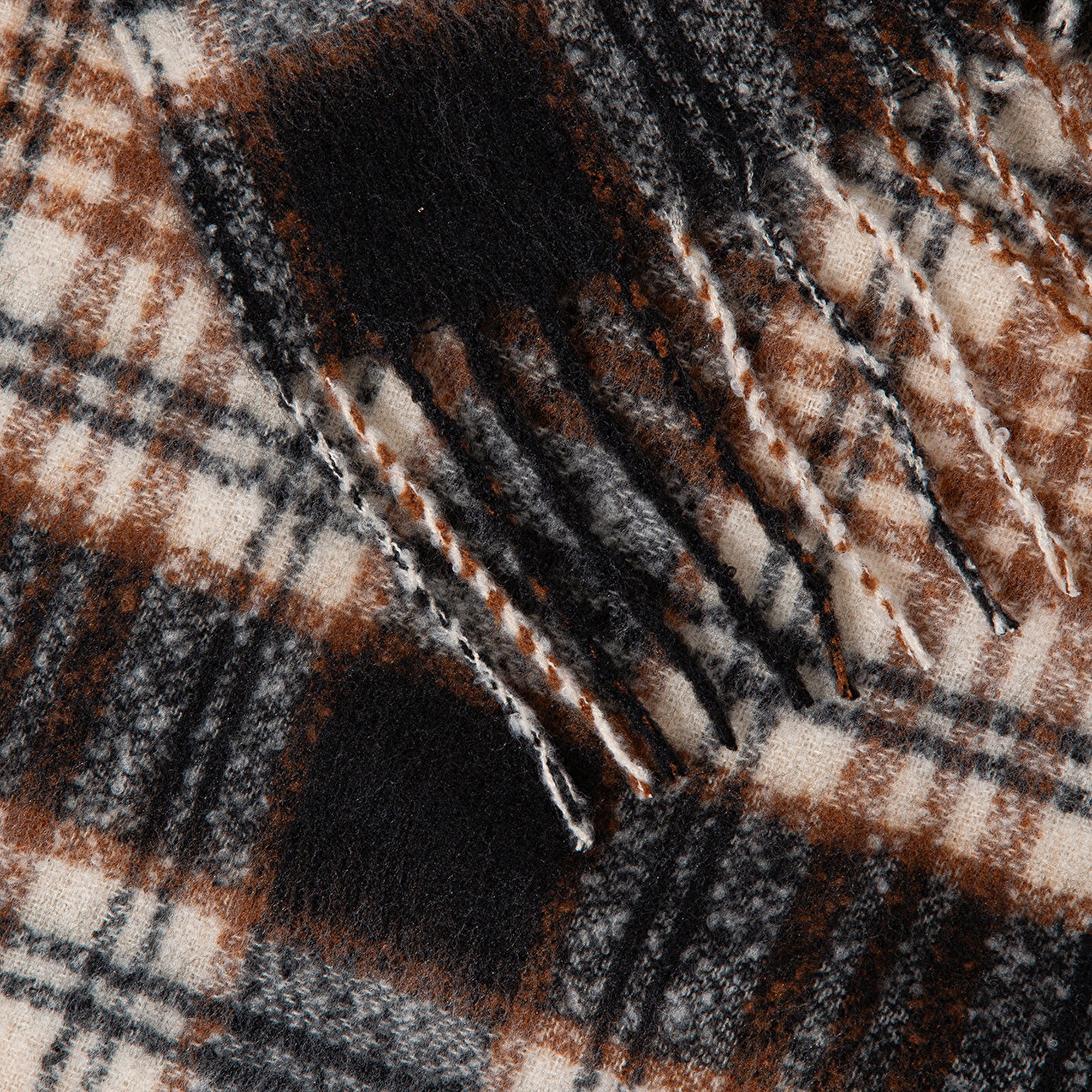 Mavi Kareli Siyah Atkı 0911547-900