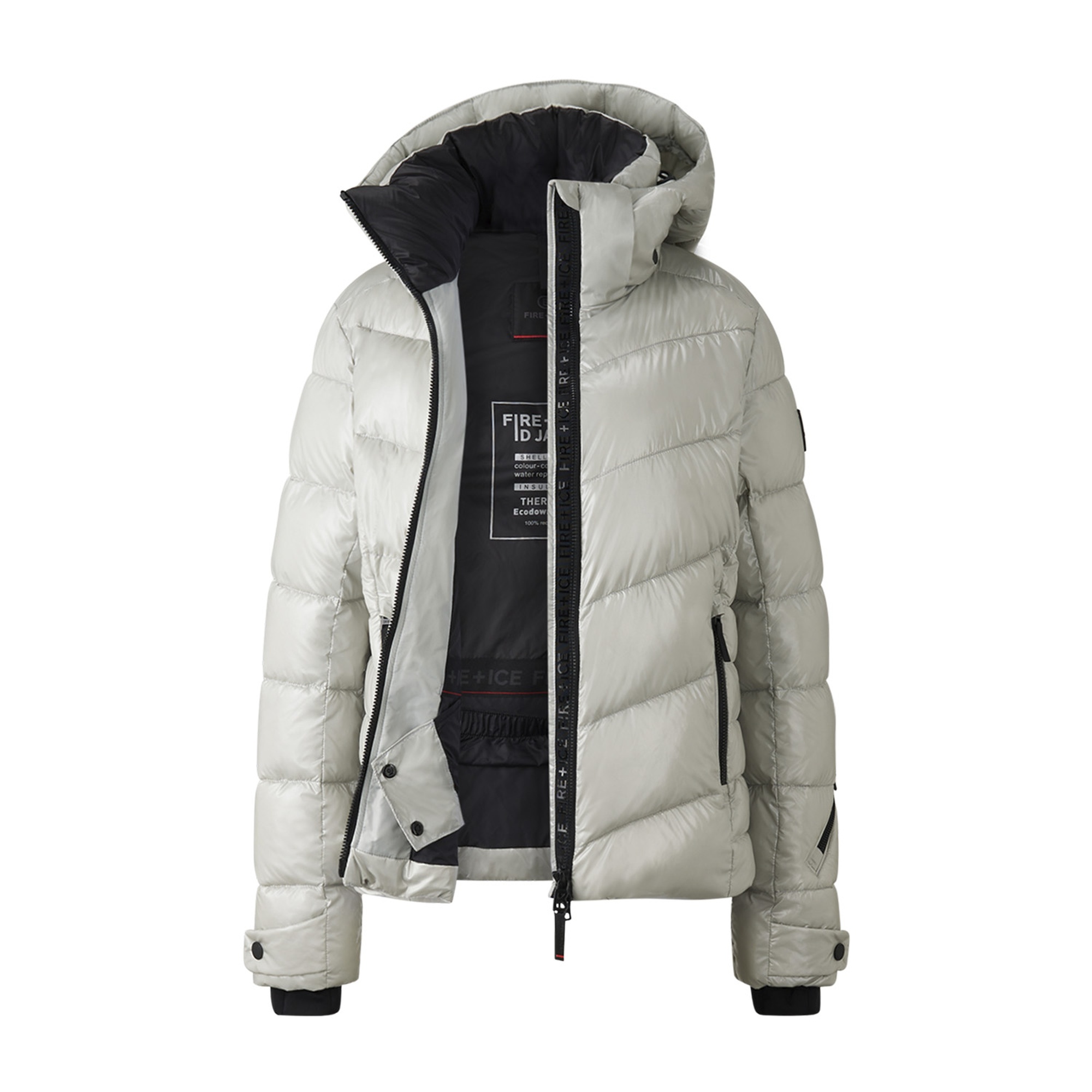 Bogner Fire&Ice Saelly2 Kadın Gri Kayak Ceketi