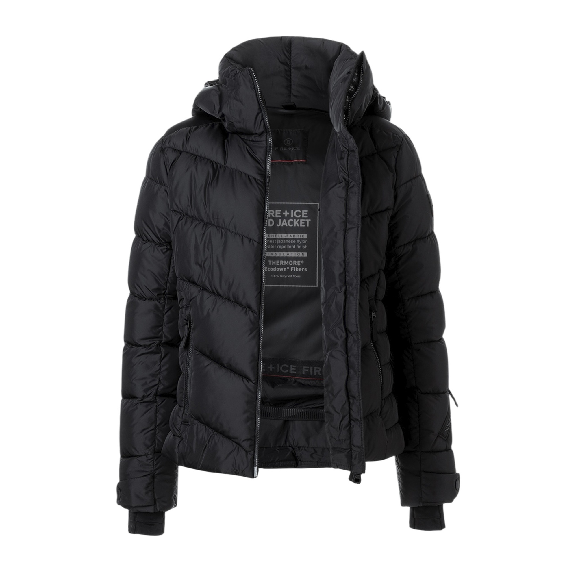 Bogner Fire&Ice Saelly2 Kadın Siyah Kayak Ceketi