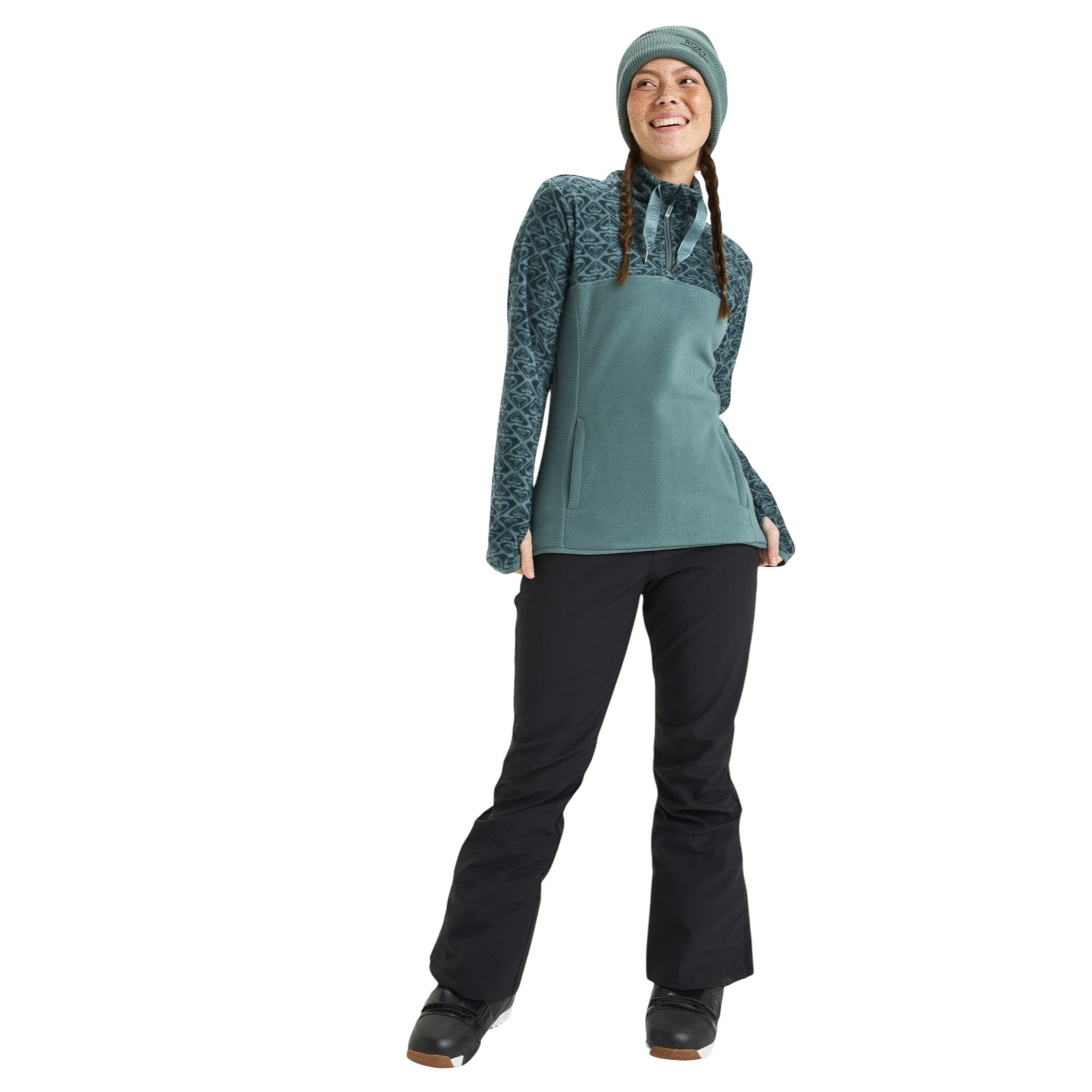 Roxy Sayna Kadın Yarım Fermuarlı Polar