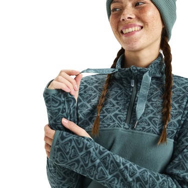  Roxy Sayna Kadın Yarım Fermuarlı Polar