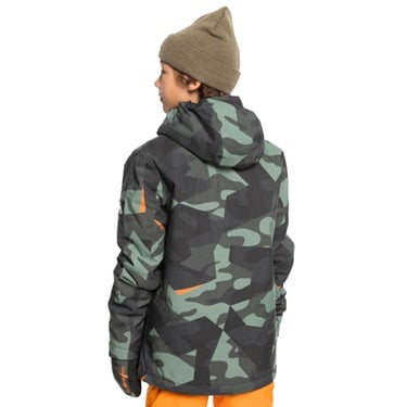  Quiksilver Mission Printed Youth Erkek Çocuk Snowboard Ceketi