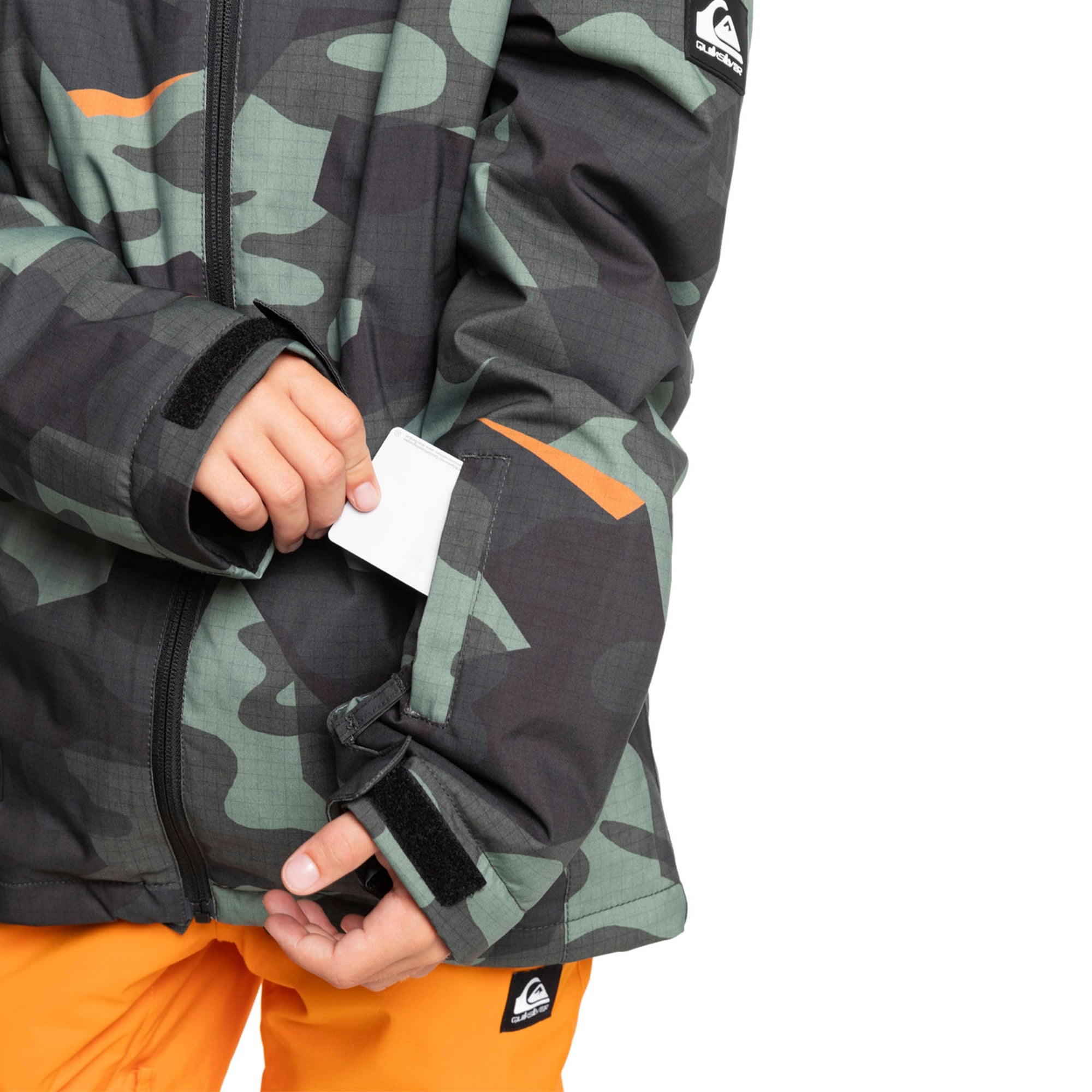 Quiksilver Mission Printed Youth Erkek Çocuk Snowboard Ceketi