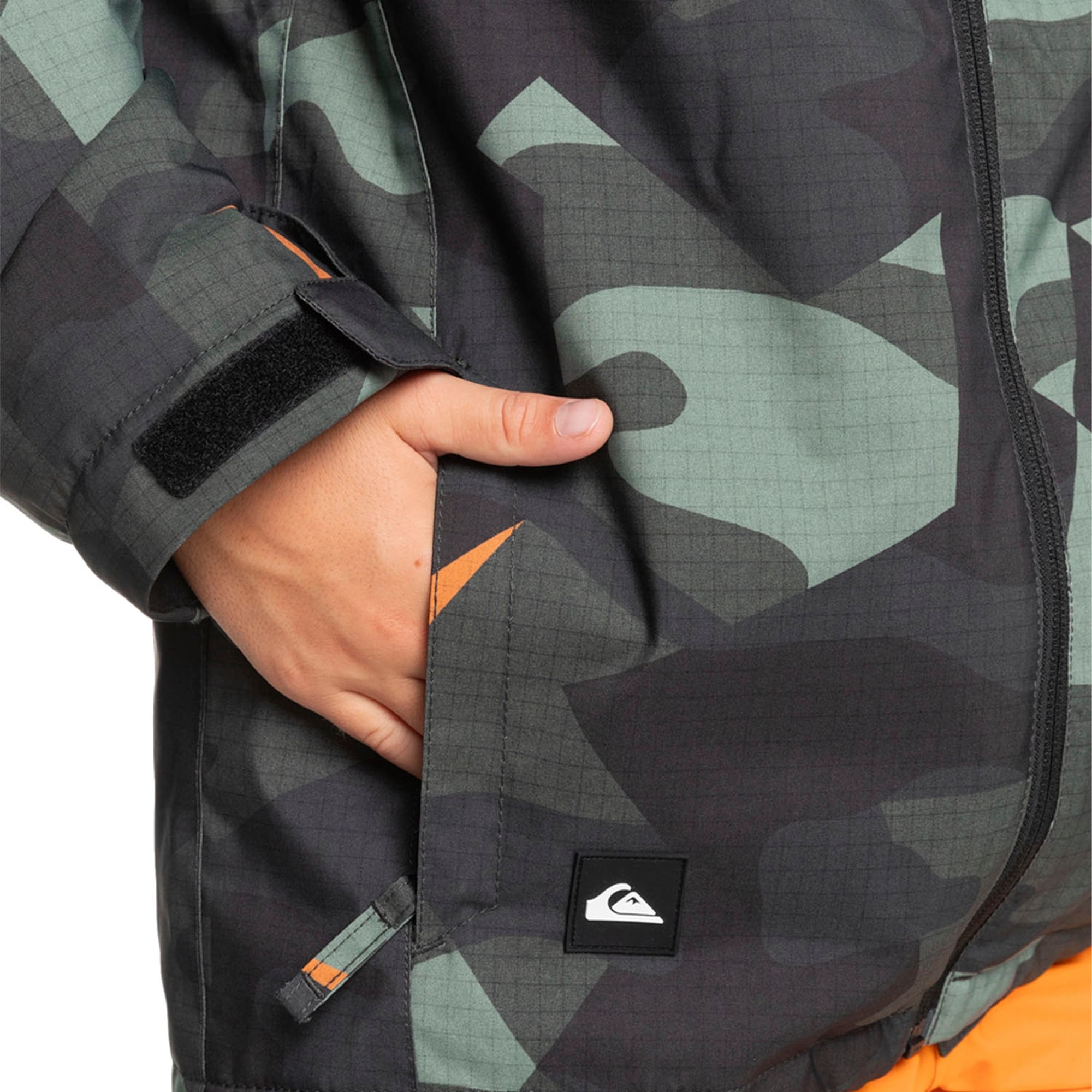 Quiksilver Mission Printed Youth Erkek Çocuk Snowboard Ceketi