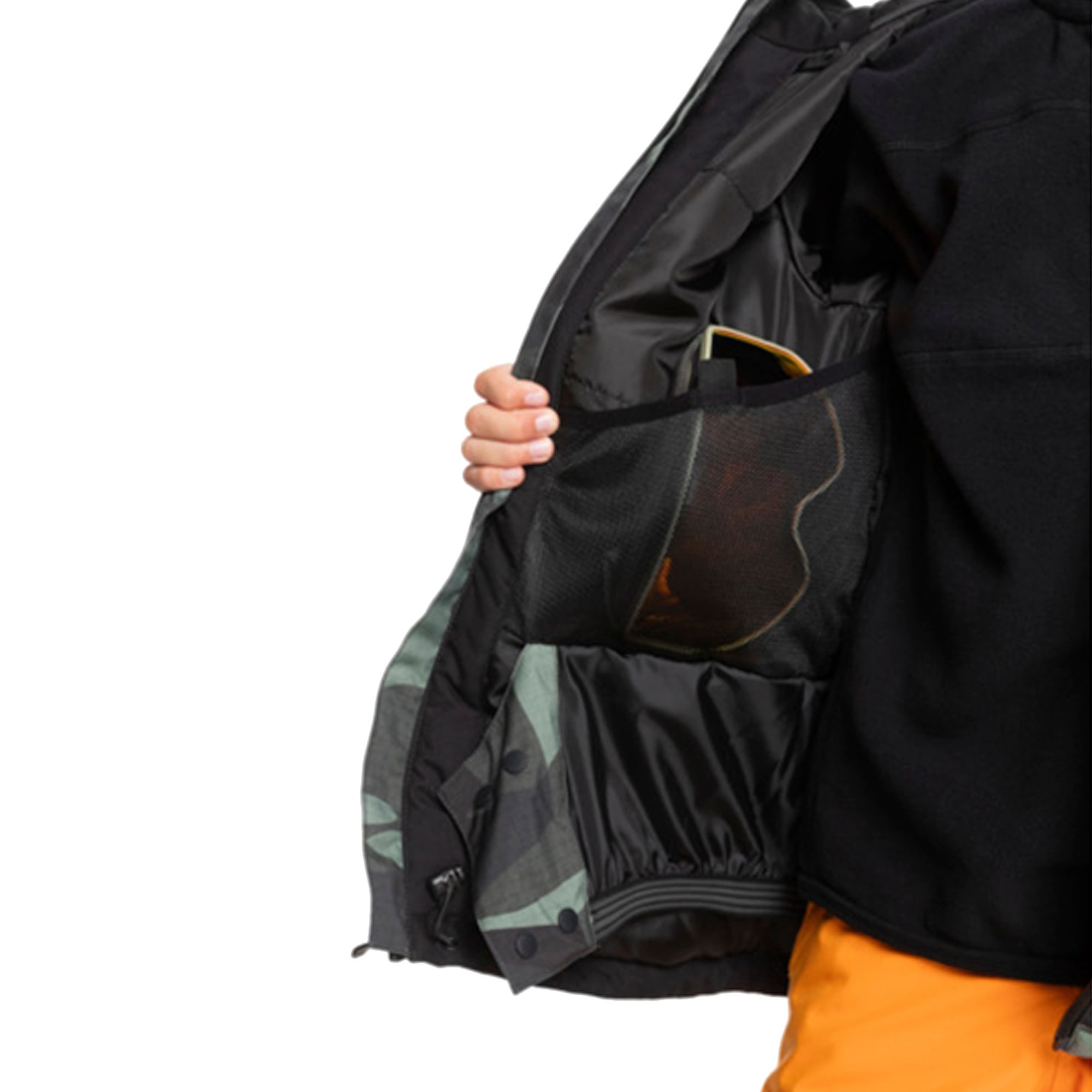 Quiksilver Mission Printed Youth Erkek Çocuk Snowboard Ceketi