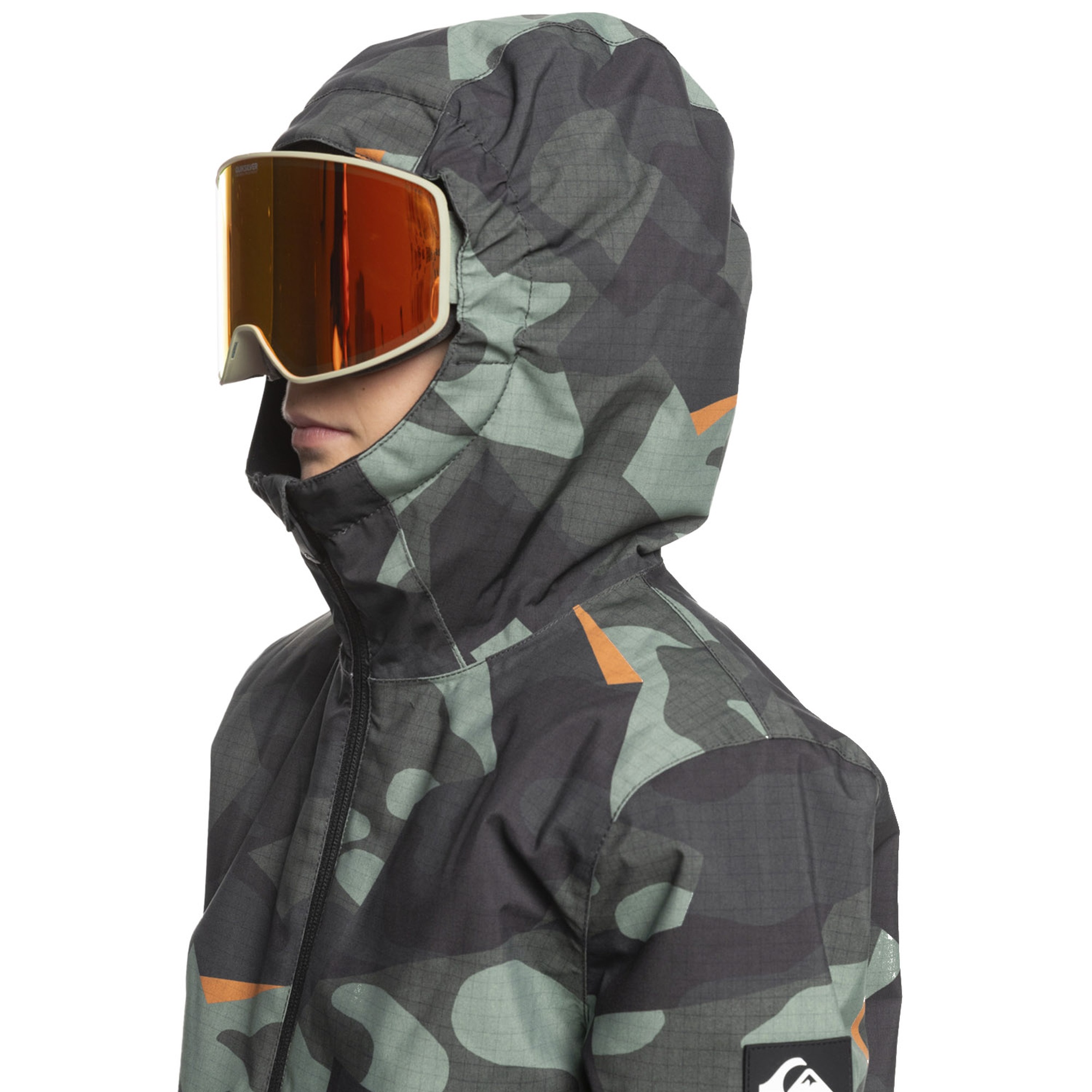 Quiksilver Mission Printed Youth Erkek Çocuk Snowboard Ceketi