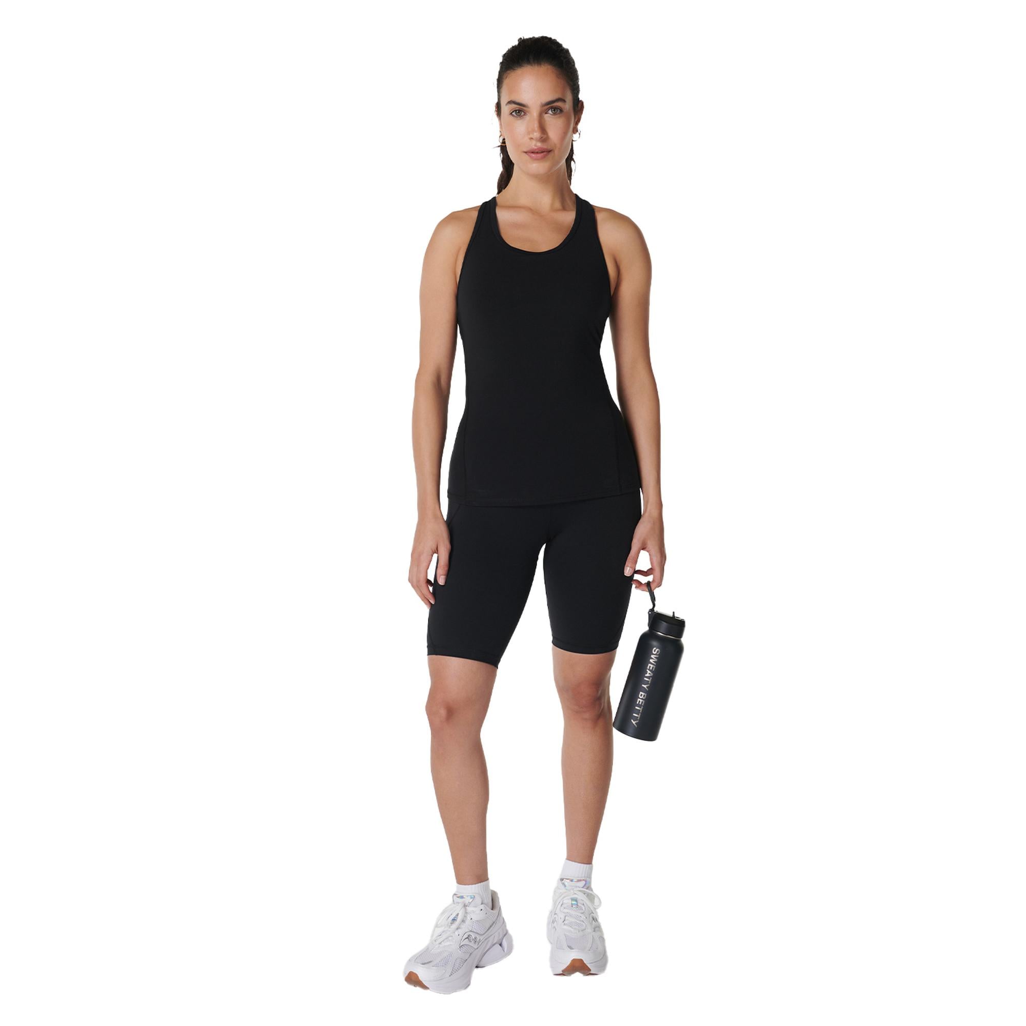 Sweaty Betty Power Medium Impact Gym Kadın Siyah Tank Top