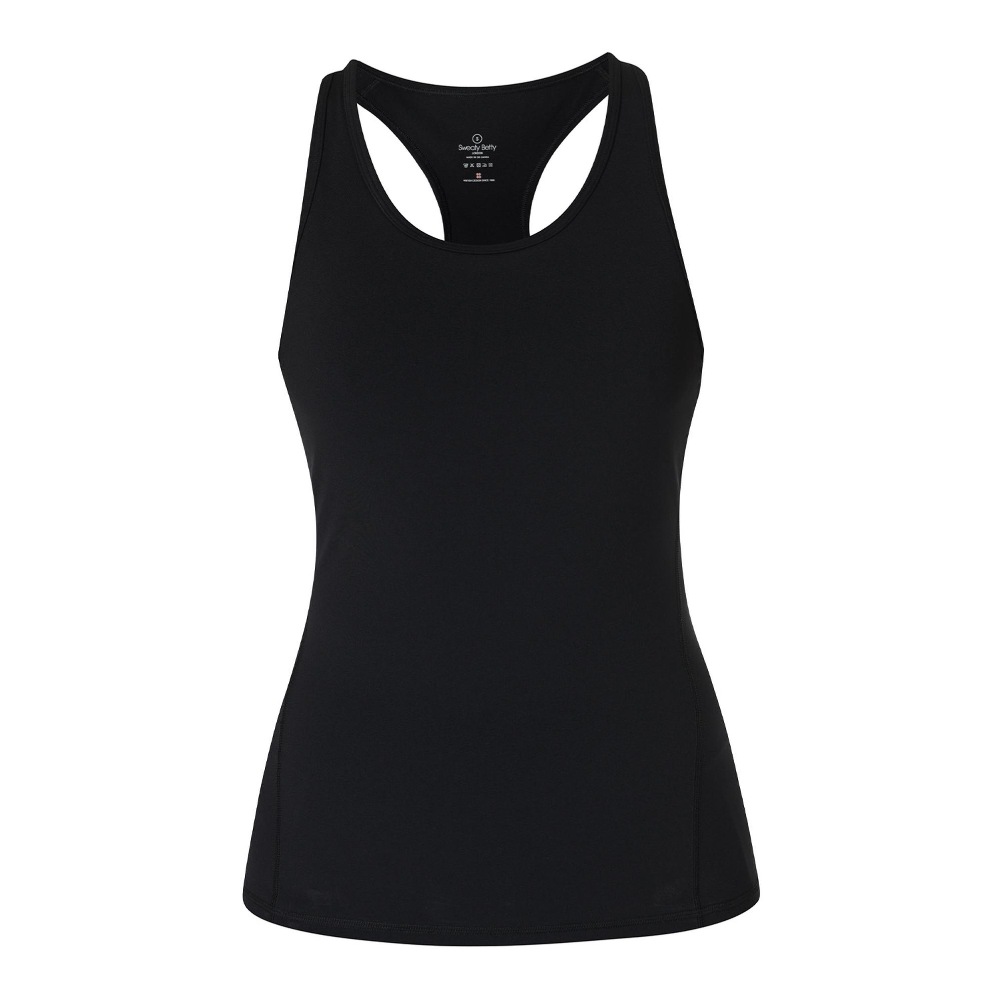 Sweaty Betty Power Medium Impact Gym Kadın Siyah Tank Top