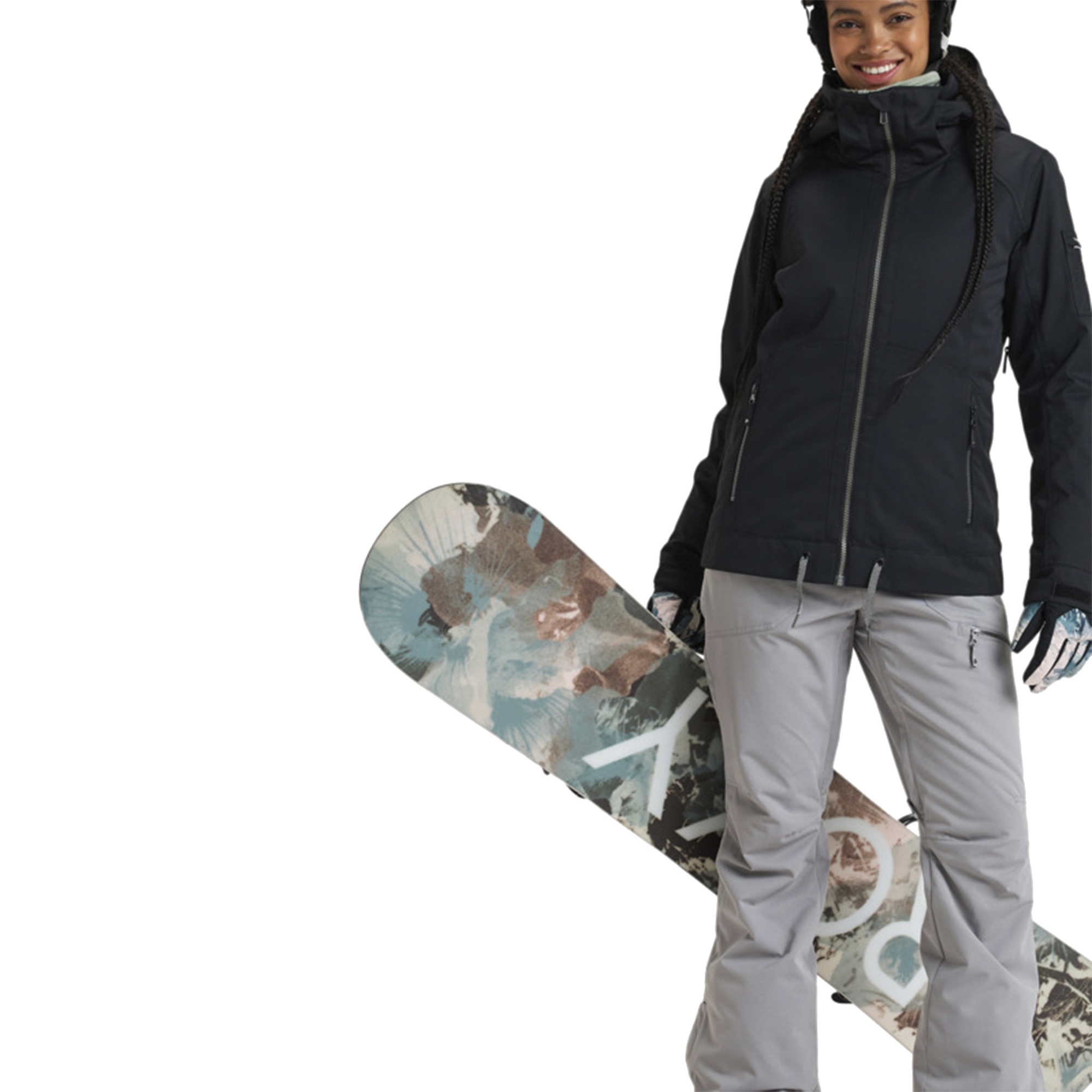 Roxy Meade Kadın Siyah Snowboard Ceketi