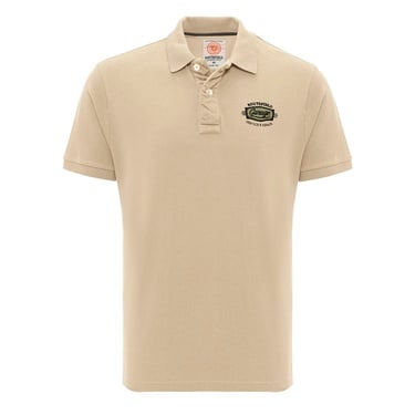  Routefield Plate Erkek Kahverengi Polo Tişört