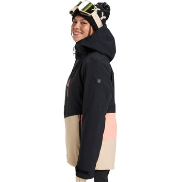  Roxy Peakside Kadın Siyah Snowboard Ceketi