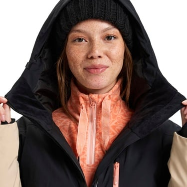  Roxy Peakside Kadın Siyah Snowboard Ceketi