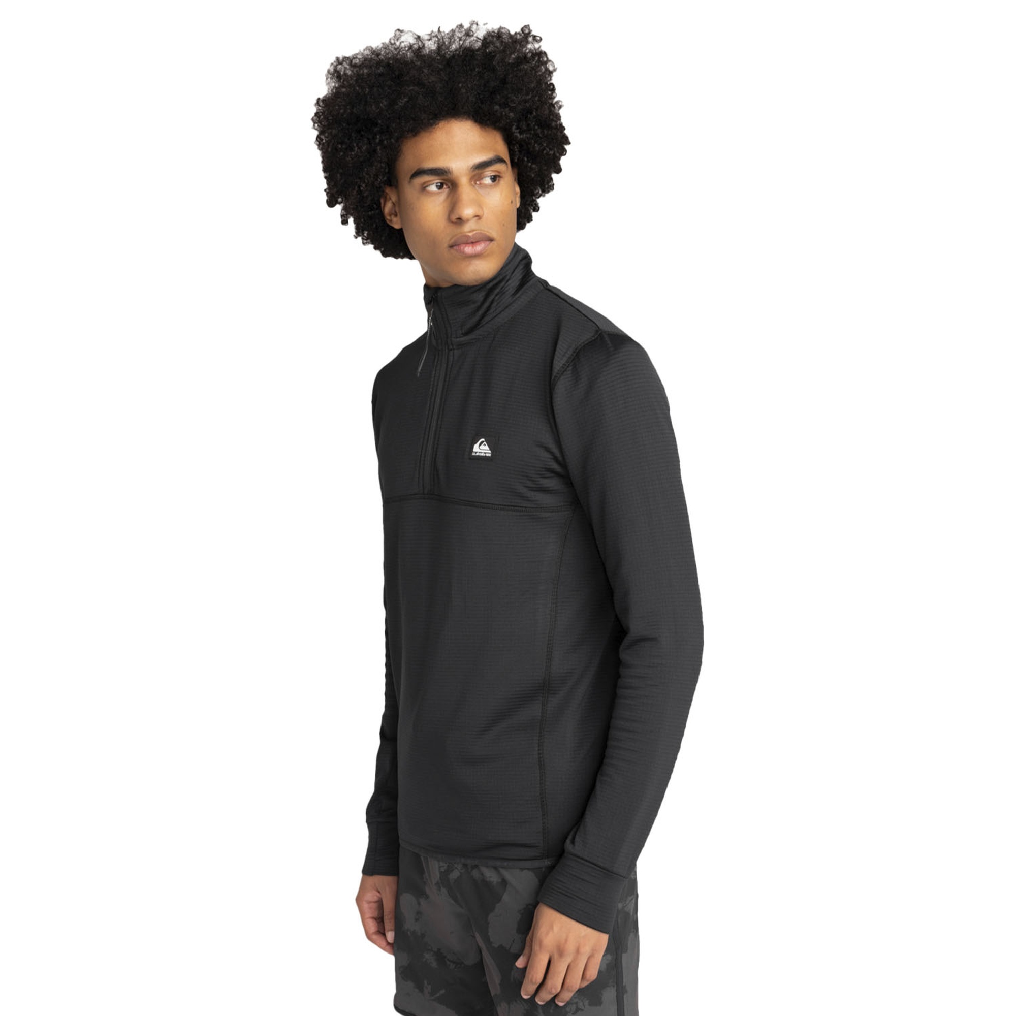 Quiksilver Steep Point Hz Fleece Erkek Siyah Polar
