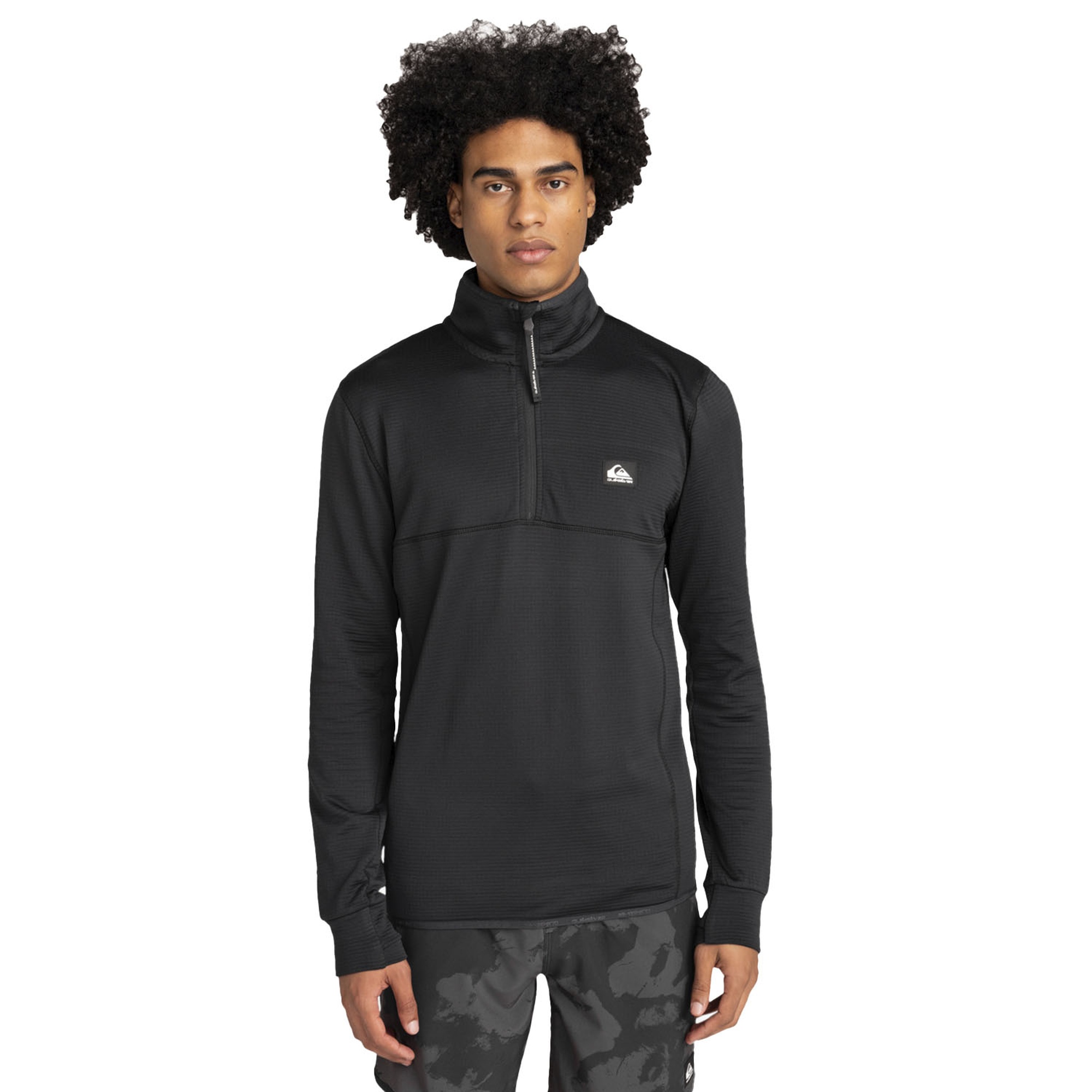 Quiksilver Steep Point Hz Fleece Erkek Siyah Polar