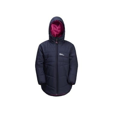  Jack Wolfskin Solyd Ins Coat G Unisex Çocuk Lacivert Outdoor Ceketi