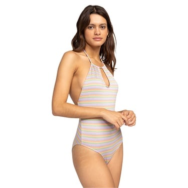  Roxy Wavy Stripe One Piece Kadın Mayo