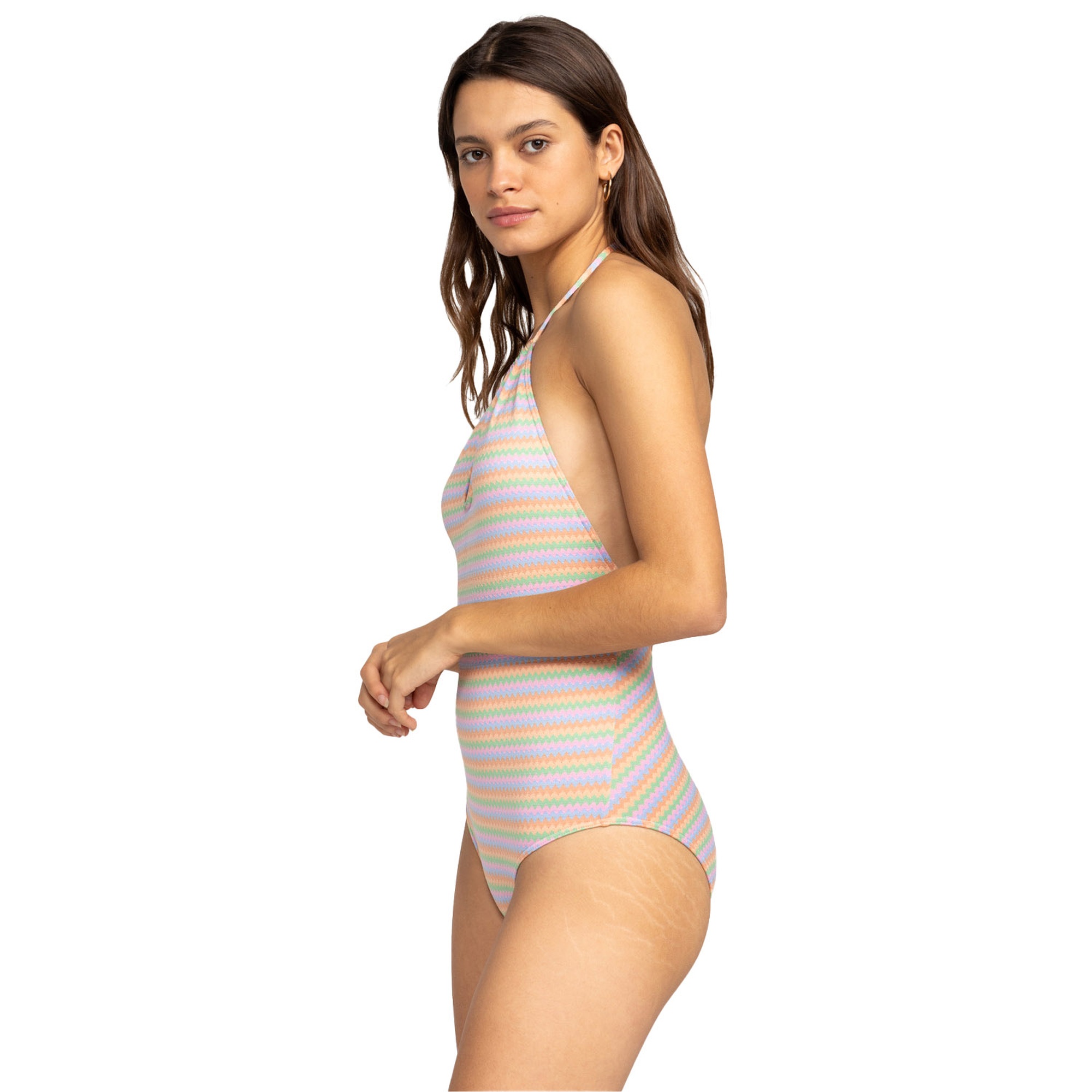 Roxy Wavy Stripe One Piece Kadın Mayo