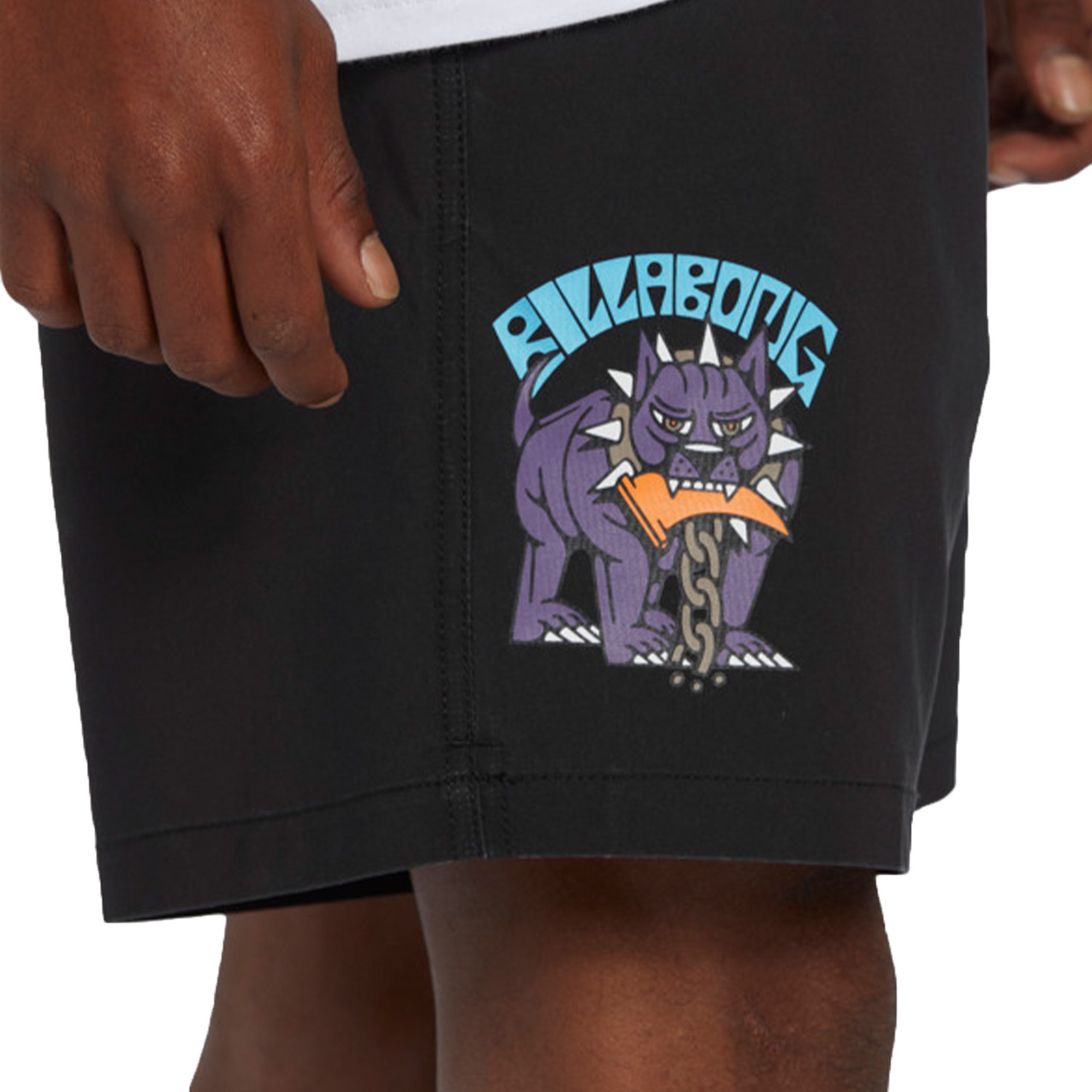 Billabong Dog Days Layback Erkek Siyah Volley Short