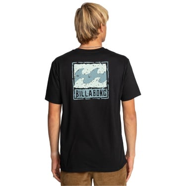 Billabong Stamp Tees Erkek Siyah Tişört