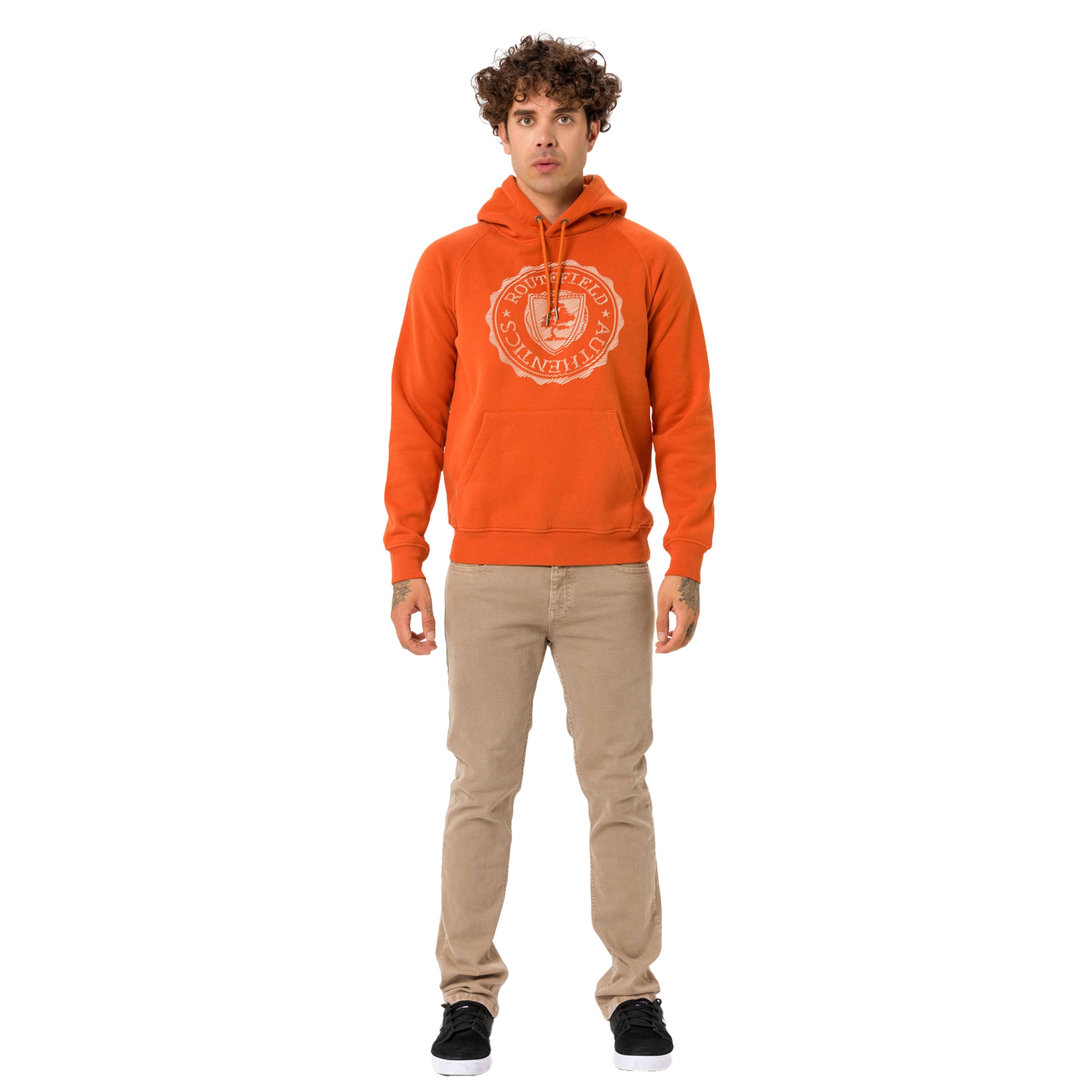 Routefield Halvor Erkek Turuncu Sweatshirt
