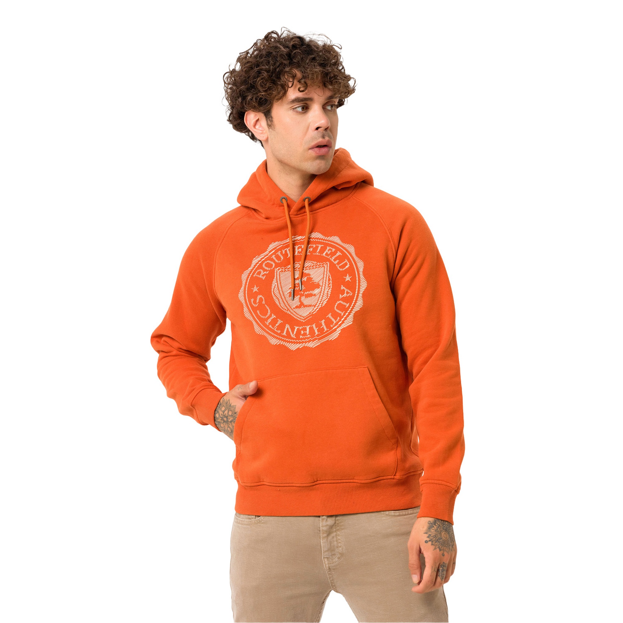 Routefield Halvor Erkek Turuncu Sweatshirt