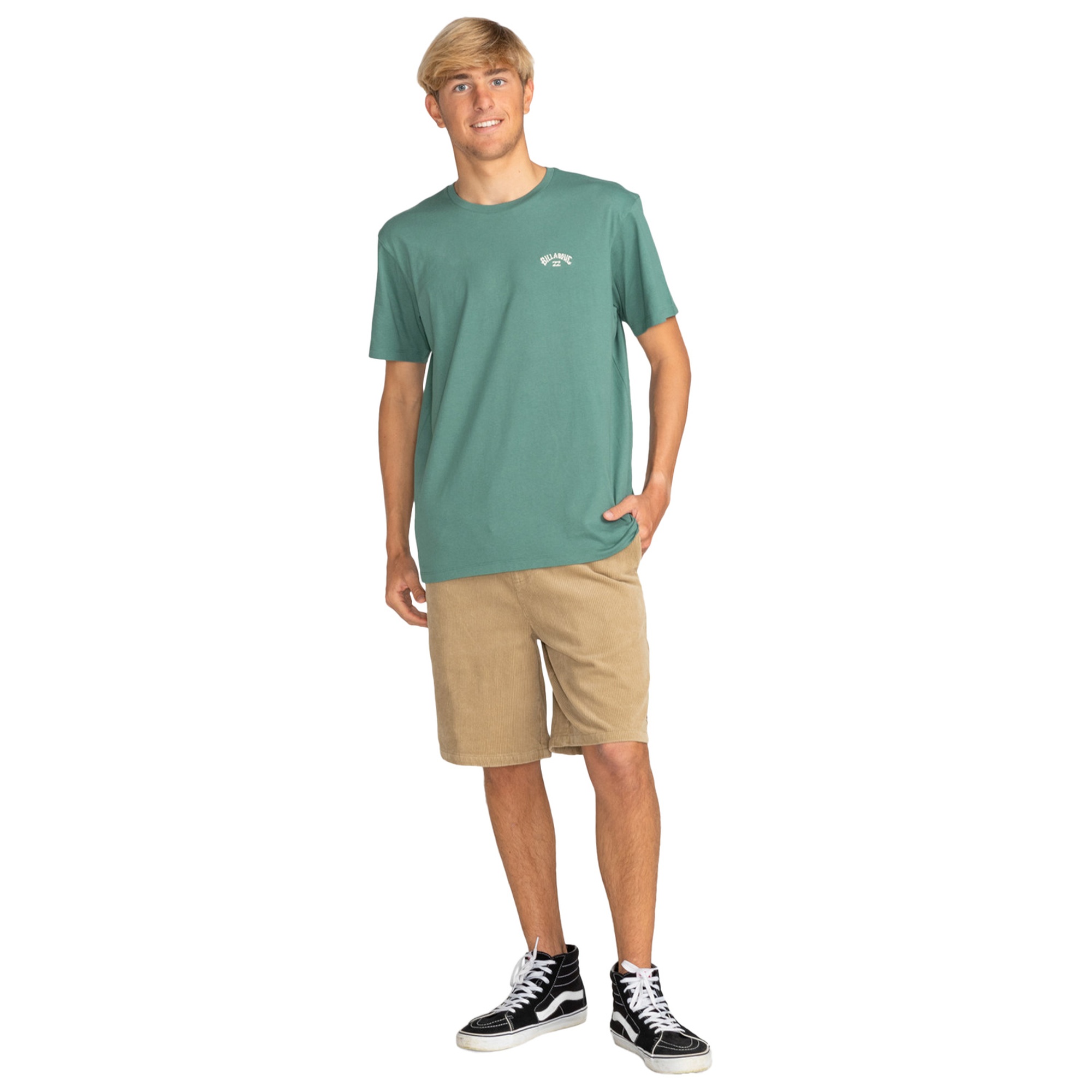 Billabong Arch Crew Ss Erkek Yeşil Tişört