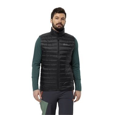 Jack Wolfskin Pilvi Down Vest Erkek Siyah Yelek