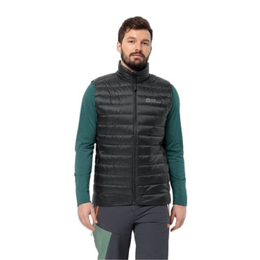  Jack Wolfskin Pilvi Down Vest Erkek Siyah Yelek