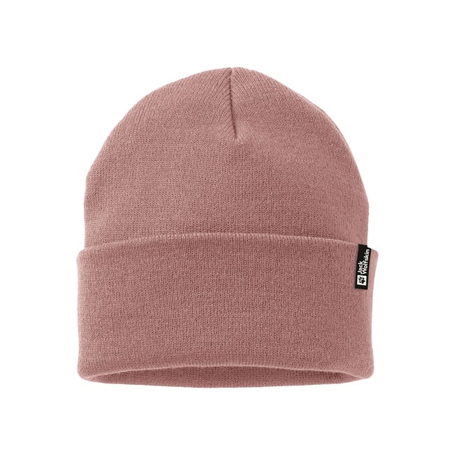  Jack Wolfskin Rib Beanie Unisex Pembe Bere