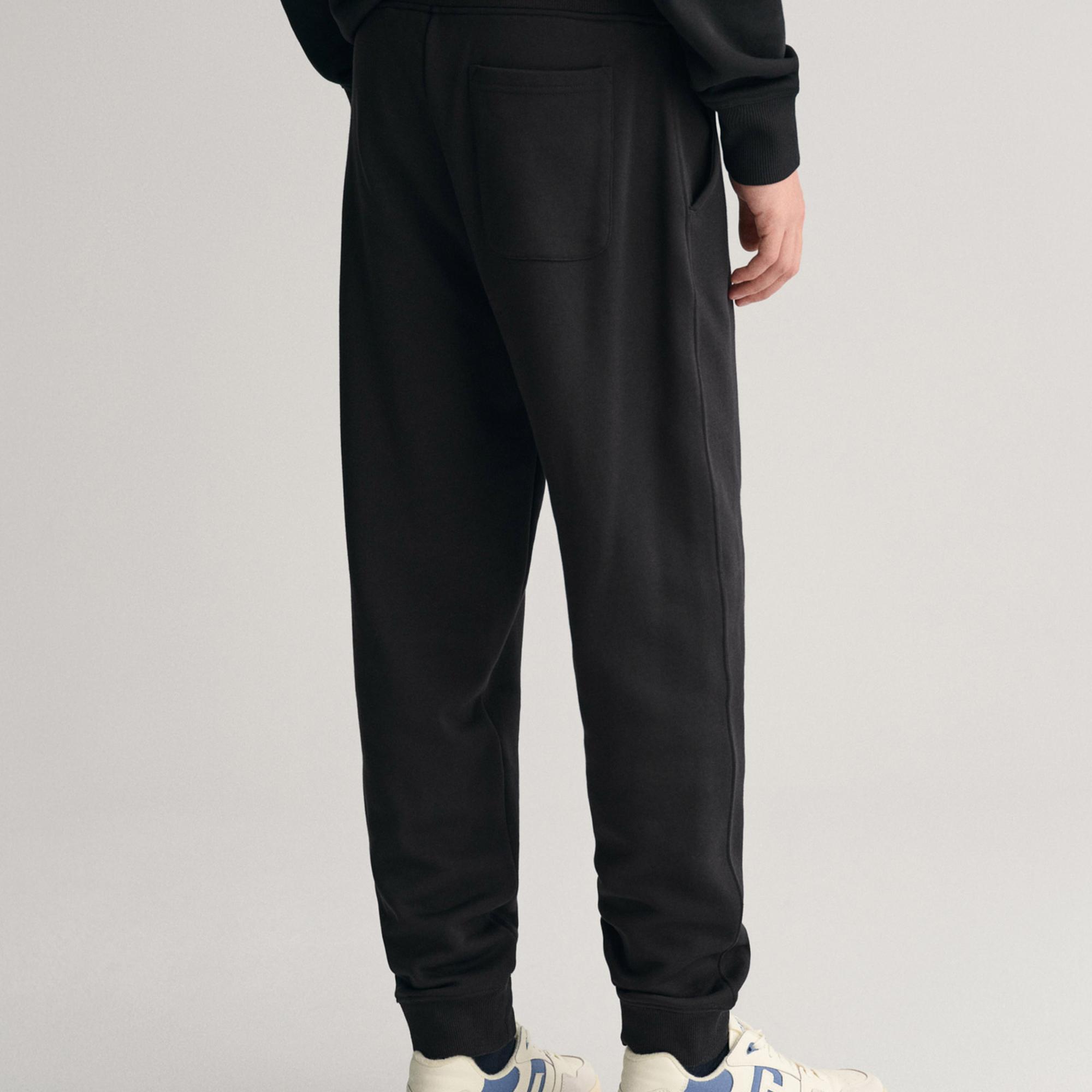 GANT Erkek Siyah Regular Fit Eşofman Altı