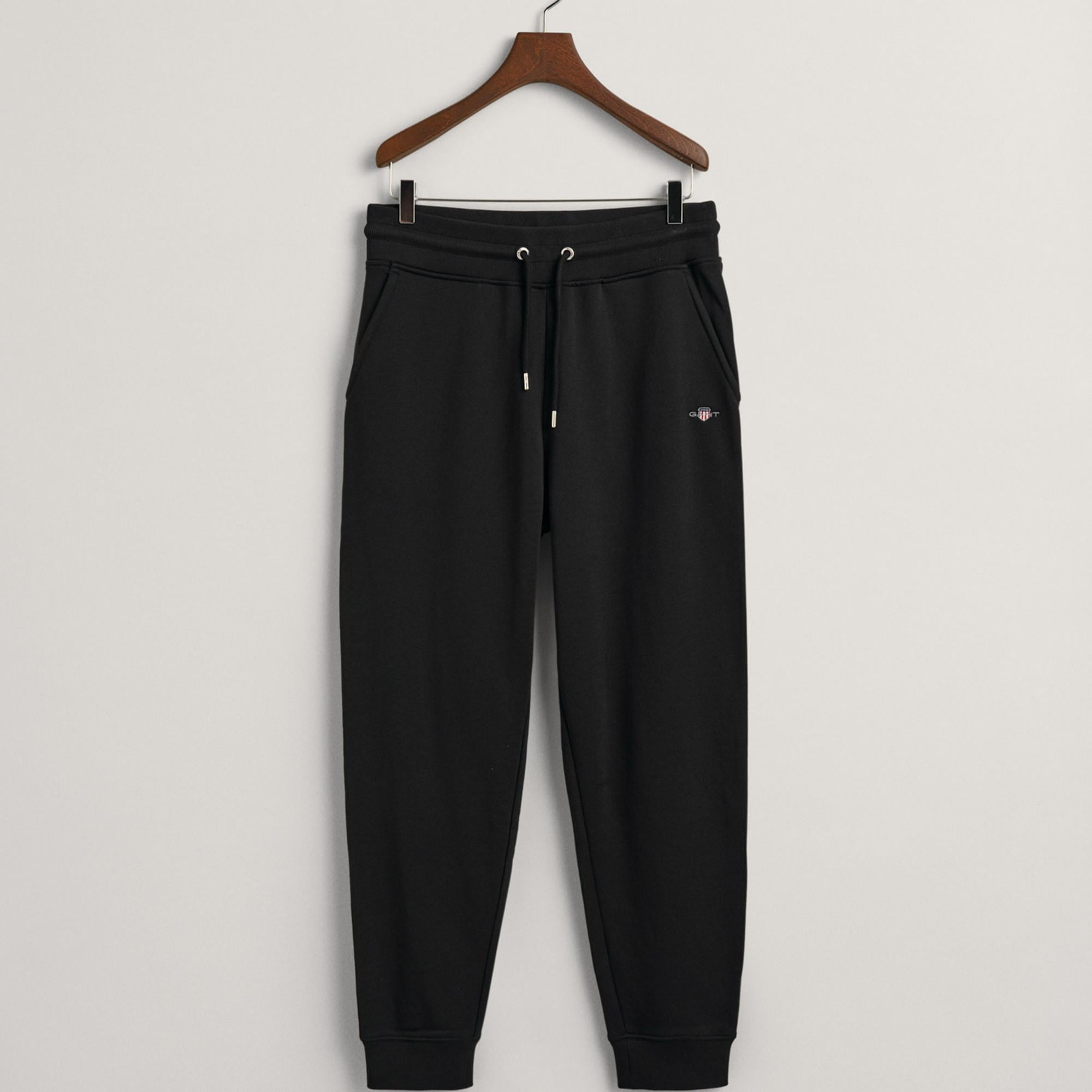 GANT Erkek Siyah Regular Fit Eşofman Altı