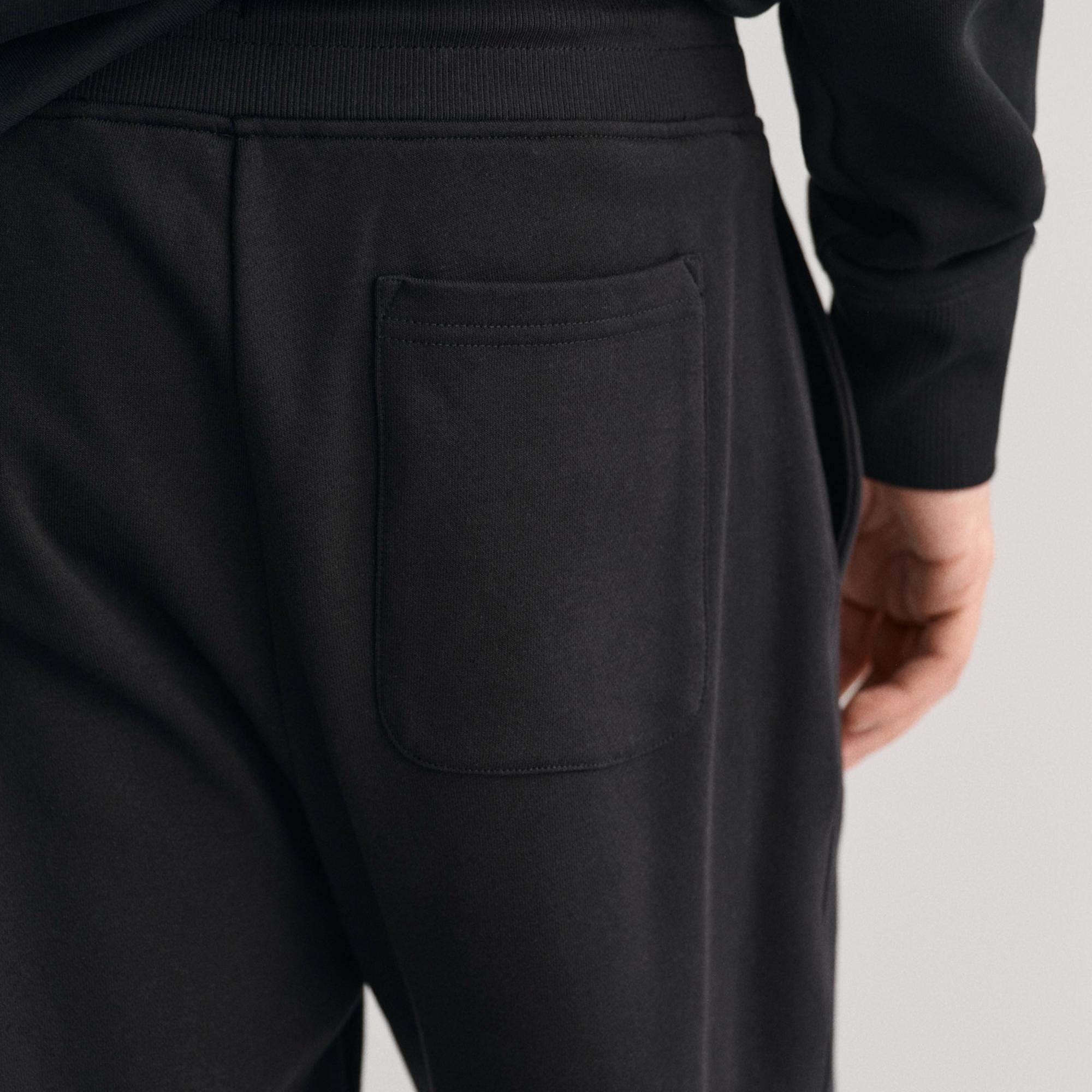 GANT Erkek Siyah Regular Fit Eşofman Altı