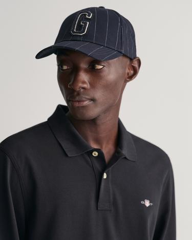  GANT Erkek Siyah Regular Fit Uzun Kollu Polo